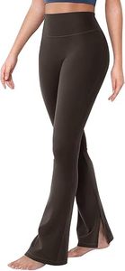 Women's <b>Bootcut</b> <b>Yoga</b> <b>Pants</b> High Waisted Flare Leggings with Side Pocket Split Bottom Seamless Spandex/Polyester - Product Image 4