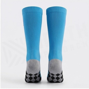 North Approach <b>Knee</b> <b>High</b> Running <b>Socks</b> Blue Breathable Spandex Polyester Adults Summer Sport <b>Socks</b> - Product Image 2