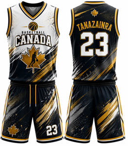 Customizable Basketball Jersey and Shorts Sublimation Basketball Clothing Mens Breathable Basketball <b>T</b> <b>Shirt</b> - Product Image 1