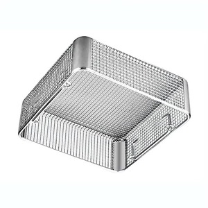 Cesta de malla de alambre quirúrgica manual grande de acero inoxidable premium, bandeja de esterilización para uso médico, dental y de laboratorio, tarifa más baja - Product Image 2