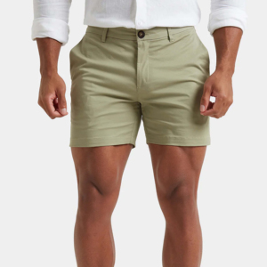 Shorts de golf chino décontractés pour hommes en toile écologique tendance - Séchage rapide et respirant - Product Image 4