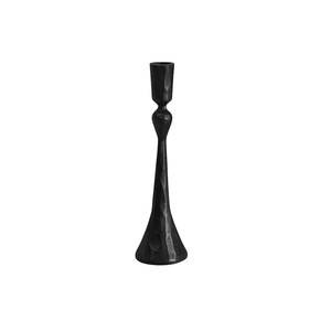 Support à bougie en aluminium coulé finition noir mat pour la décoration de la maison, qualité supérieure, fait main, personnalisable, vente en gros, lot de 3 - Product Image 1