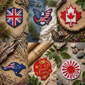 Patchs tactiques drapeau américain, emblèmes USA brodés, patchs drapeau pour chapeau, emblèmes uniformes - Product Image 5