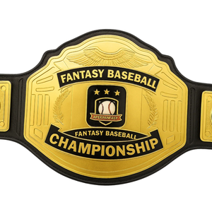 High Quality Baseball Championship Belt Premium Best Gold Plated Sports Title Trophy - Product Image 2