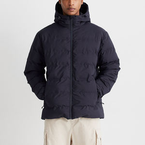 Chaquetas acolchadas brillantes de poliéster tafetán para exteriores, personalizadas, de talla grande, rellenas de plumón. - Product Image 3