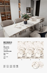 Tấm Bán Chạy nhất: Carrara trắng thiêu kết đá bếp <span class=keywords><strong>Countertop</strong></span> gốm đánh bóng bề mặt tráng men - Product Image 6