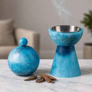 Handmade Resin Metal Product Resin Decor Candles & Home Fragrance Incense Holder Aromatherapy Diffuser Catalytic Incense <b>Burner</b> - Product Image 3