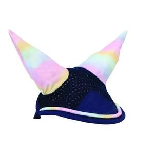 Bonnet léger et respirant en crochet, lavable, anti-mouches pour chevaux, ajustement confortable, fabrication pakistanaise, équipement équestre de qualité. - Product Image 2