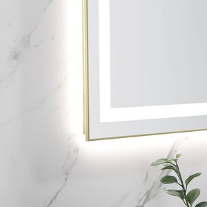 Specchio LED da Bagno a Parete 72 X 28 Pollici con Illuminazione Frontale e Posteriore, Cornice in Alluminio, Antiappannamento, Memoria, Garanzia di 3 Anni - Product Image 4