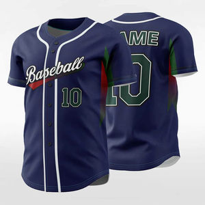 Camiseta de Béisbol de Malla Personalizada 2025, Impresa o Bordada, Transpirable y Cómoda, Material de Poliéster - Product Image 3