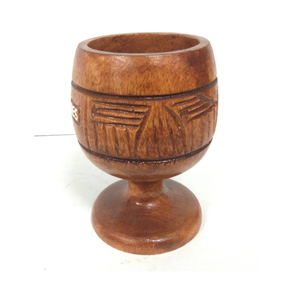 Verre à vin en bois de haute qualité, design élégant pour bar, hôtel, maison, restaurant, accessoires, look luxueux, design haut de gamme - Product Image 1