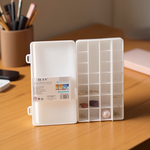 Scatola organizer Ilan 26x13x2,3 cm 30 scomparti vuoti per riporre oggetti - Product Image 2