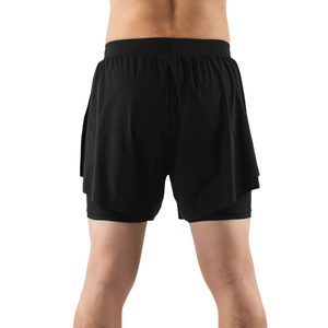 Pantalones Cortos Deportivos 2 en 1 para Hombre, con Forro de Compresión Integrado, Secado Rápido, Transpirables, para Gimnasio, Running, Fitness, Venta al Por Mayor OEM - Product Image 3