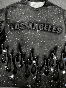 EM Private Label Men Summer Matching T Shirt Shorts <b>Set</b> Lightweight Cotton Casual Street Style Sportswear Gym Workout Outfit - Product Image 4