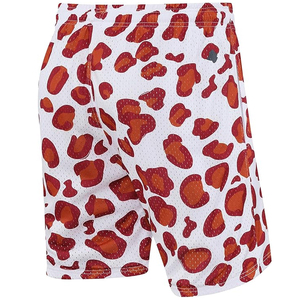 Pantalones Cortos Deportivos Transpirables con Cordón Ajustable, 100% Poliéster, Resistentes al Viento, Cintura Media, Bolsillos con Impresión Digital, Logotipo Frontal Personalizado para Hombre - Product Image 6