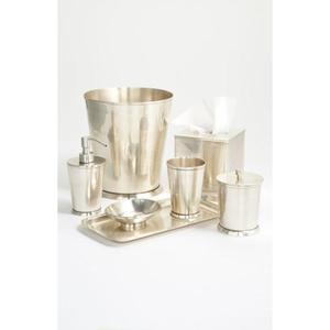 <b>Brushed</b> Metal Bathroom Sets 6 Pcs Wholesaler Price Decorative Countertop Display Bathroom Accessories Sets Water Resistance 2026 - Product Image 3
