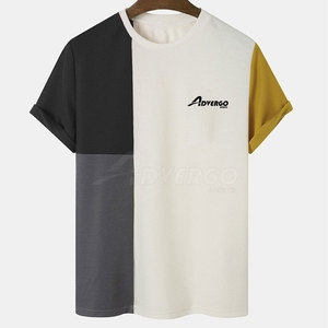 Wholesale Custom Logo Printed Men T-<b>Shirt</b> 100% Cotton O-Neck Loose Fit Custom OEM Service Solid Color T-<b>Shirt</b> For Men - Product Image 1