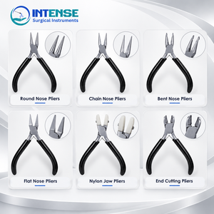 Wholesale Professional 6 Piece Jewelry Making <b>Pliers</b> <b>Set</b> Stainless Steel Tools Custom Packaging INTENSE SURGICAL INSTRUMENTS - Product Image 2
