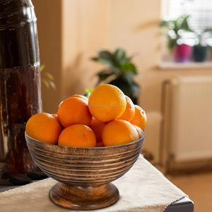 Grand bol en bois d'acacia empilable et durable, avec motif sculpté, pour cadeaux d'affaires, simplicité moderne, usage domestique et commercial - Product Image 3