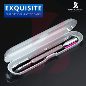 2 pièces Repousse-cuticules et grattoir en métal argenté, Outil grattoir à gel en acier inoxydable, Outil de décollement de vernis à ongles, Outils de manucure - Product Image 4