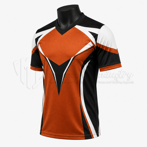 Maillot de football personnalisé, tenue d'équipe, maillot de sport à manches courtes, 100% polyester, respirant, séchage rapide, unisexe, OEM ODM, vente en gros - Product Image 3