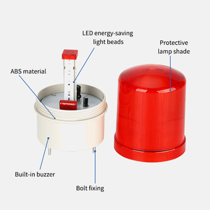 LTE-1101 LED nhấp nháy tín hiệu cảnh báo ánh sáng cảnh báo đèn chỉ số ánh sáng nhấp nháy báo động an ninh 12V 24V 220V - Product Image 3