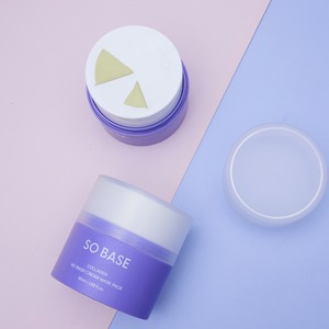 [ECOSMEC] SO BASE Masque Crème au Collagène Sans Rinçage, Contenant Fraîcheur, Soin Visage à Domicile, Utilisation Quotidienne - Product Image 3