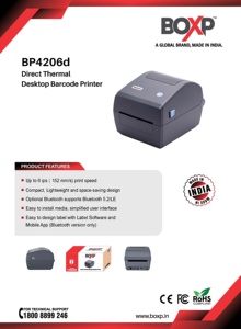 Impresora de Códigos de Barras de Escritorio Térmica Directa BP4206d - Product Image 4