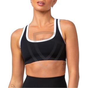 Ropa de Yoga y Fitness, Fabricación con MOQ Bajo, Ropa Deportiva Personalizada, Sujetador Deportivo Sin Costuras de Alta Sujeción para Mujer - Product Image 1