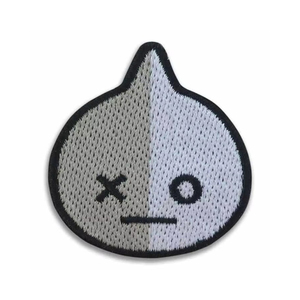 Patch brodé thermocollant de qualité supérieure, effet 3D, en tissu sergé et plastique, style vierge pour la conception de logos, avec un excellent service client. - Product Image 2