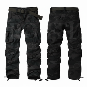 Custom Camouflage Clothing Manufacturer Cargo Pants Premium Quality Multi Pocket Cotton Polyester Style Outdoor Casual <b>Trousers</b> - Product Image 2