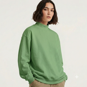 Suéter Informal de Manga Larga con Cuello Alto para Mujer, Corte Holgado, Cómodo y a la Moda, Calidad Premium - Product Image 1