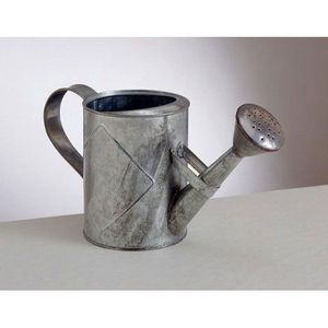 Regadera de metal resistente al óxido, ideal para uso en exteriores, para regar plantas, flores y verduras, con pico largo y diseño robusto. - Product Image 3