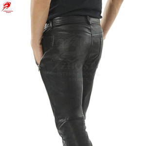 กางเกงหนังผู้ชายทรงสบาย ทนทาน ทันสมัย ใส่สบาย เหมาะสำหรับทุกฤดูกาล - Product Image 5