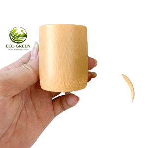Reusable <b>Bamboo</b> Drinking Cup Handmade Natural Wooden <b>Mug</b> Eco Friendly Coffee Tea Cup Bulk Wholesale - Product Image 2