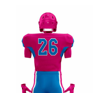 Uniformes de Fútbol Americano Personalizados con Impresión, Servicios OEM Disponibles, Transpirables, de Secado Rápido, 100% Poliéster, Pantalones y Camisetas Deportivas - Product Image 6