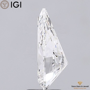 2.50 CT CVD Majestic Diamond Lab Grown Poire Cut Perfection 12.38 MM IGI Certificat F Couleur VS1 Clarté pour cadeau d'anniversaire - Product Image 3