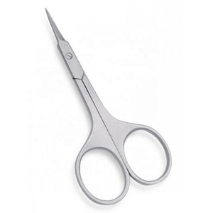 Outil de beauté Nail Art personnalisé Ciseaux de manucure et de pédicure en acier inoxydable Design droit incurvé Manche en plastique Logo personnalisé - Product Image 6