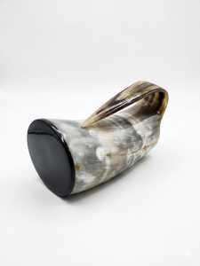 Classic Quality Love Viking Horn Mug Natural Horn Handmade Durable Customized Logo Shape Business Gift for Home Hotel Restaurant - Product Image 3