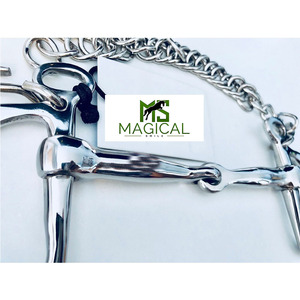 Mors à cheval Kimblewick à articulation simple en acier inoxydable, sur mesure et de haute qualité - Product Image 5