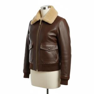 Veste en coton marron à franges personnalisée pour hommes et femmes, fabriquée à la main, modèle Trusmile Wear HBS-01, broderie 3D, style western - Product Image 2