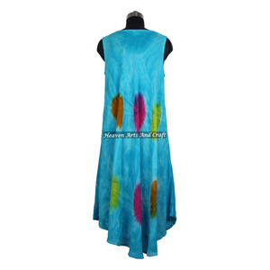Vestido largo de rayón con estampado Tie Dye para mujer, estilo bohemio gitano, ropa de noche, novedad 2026, gran éxito de ventas, proveedor. - Product Image 5