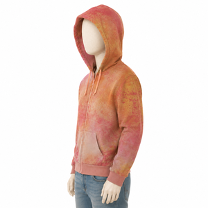 Custom Unisex <b>Tie</b> Dye Hoodie Pullover Oversized Fleece Sweatshirt for <b>Men</b> Women - Product Image 3