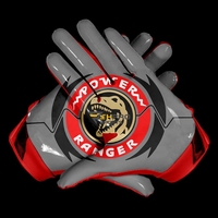 Guantes Personalizados para Receptor de Fútbol Americano, Impermeables, para Mano Derecha, Ligeros, con Logotipo Personalizado, Venta al Por Mayor