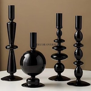Ensemble de bougeoirs en fer de qualité supérieure, style rustique, décoration d'intérieur, porte-bougie en métal durable pour la décoration de centre de table - Product Image 4