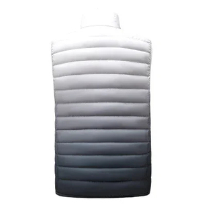 Chaleco Deportivo Ligero para Hombre, Color Azul Marino, Resistente al Viento y al Agua, Cuello Alto, Cierre de Cremallera, Diseño ODM - Product Image 2