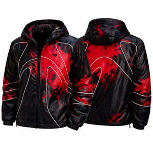 เสื้อแจ็คเก็ตไนลอนสำหรับผู้ชายแบบหนาบุผ้าอุ่นกันลมสำหรับฤดูหนาว เปลี่ยนสีได้ตามอุณหภูมิ - Product Image 4