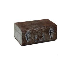 Ensemble de boîtes de rangement métalliques de haute qualité, rectangulaires, avec couvercle à charnière, design industriel, 1 couche, pour articles divers, avec couvercles - Product Image 4