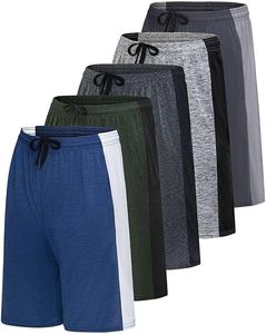 Shorts de plage et de sport pour hommes personnalisés de haute qualité, taille mi-haute, décontractés, en tissu tissé, avec cordon de serrage et motif imprimé - Product Image 6