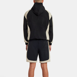 Ensemble court imperméable coupe-vent imprimé pour homme avec logo personnalisé, idéal pour l'été et les loisirs - Product Image 5
